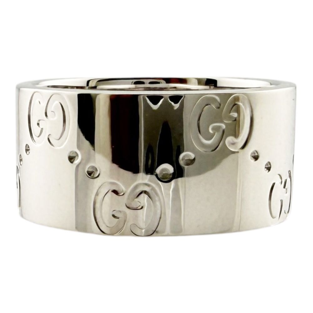 Gucci Icon Wide Ring 18k White Gold — view 3