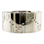 Gucci Icon Wide Ring 18k White Gold — view 3