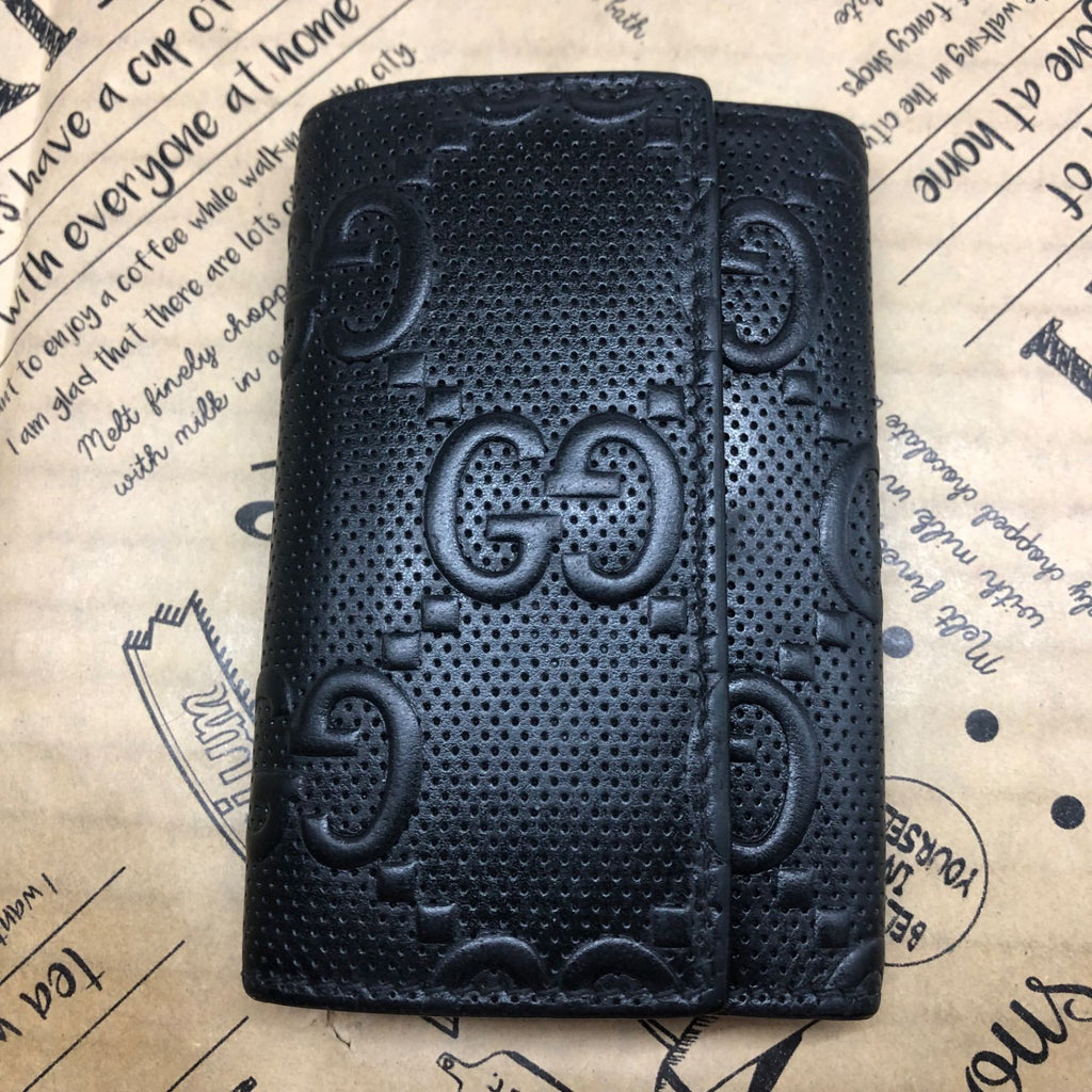 Gucci Key Case GG Embossed Logo Key Holder — view 2