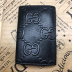 Gucci Key Case GG Embossed Logo Key Holder — view 3
