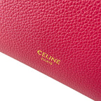 Celine Shoulder Bag Sangles Bucket Small Raspberry Removable Strap — view 9