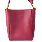 Celine Shoulder Bag Sangles Bucket Small Raspberry Removable Strap — view 3