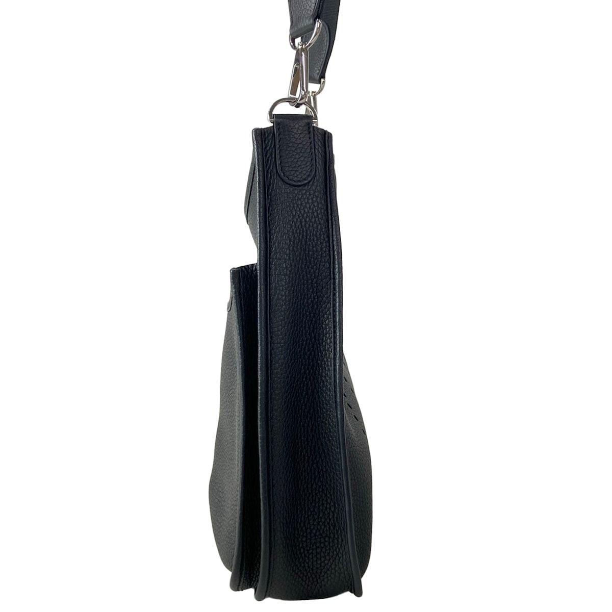 Hermes Shoulder Bag Evelyne 3 III PM Black Silver — view 2