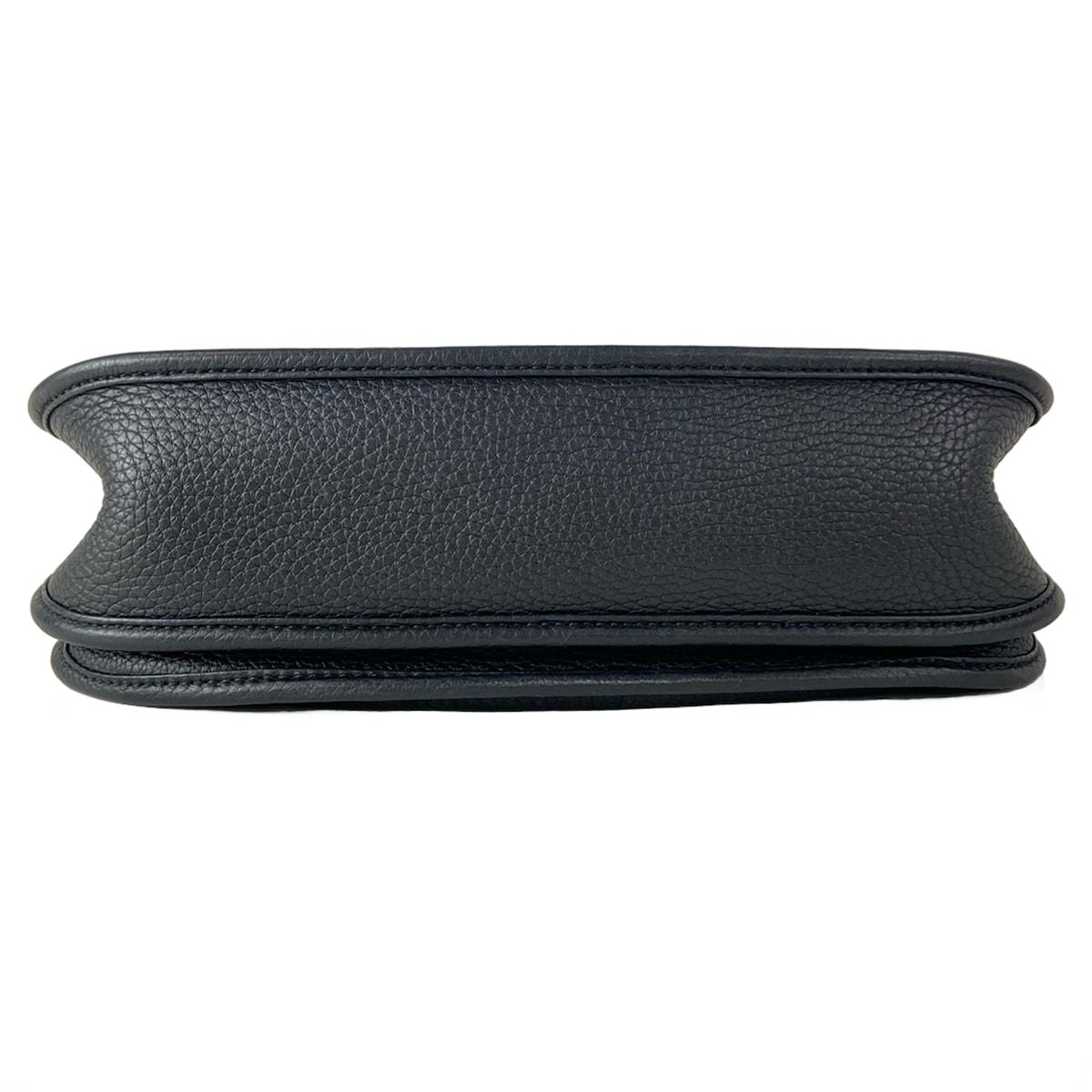 Hermes Shoulder Bag Evelyne 3 III PM Black Silver — view 5