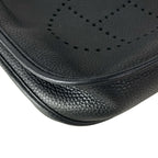 Hermes Shoulder Bag Evelyne 3 III PM Black Silver — view 7