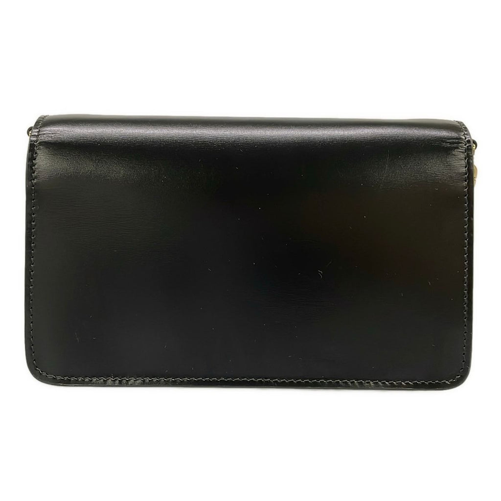 Prada Wallet Black Chain Leather — view 2