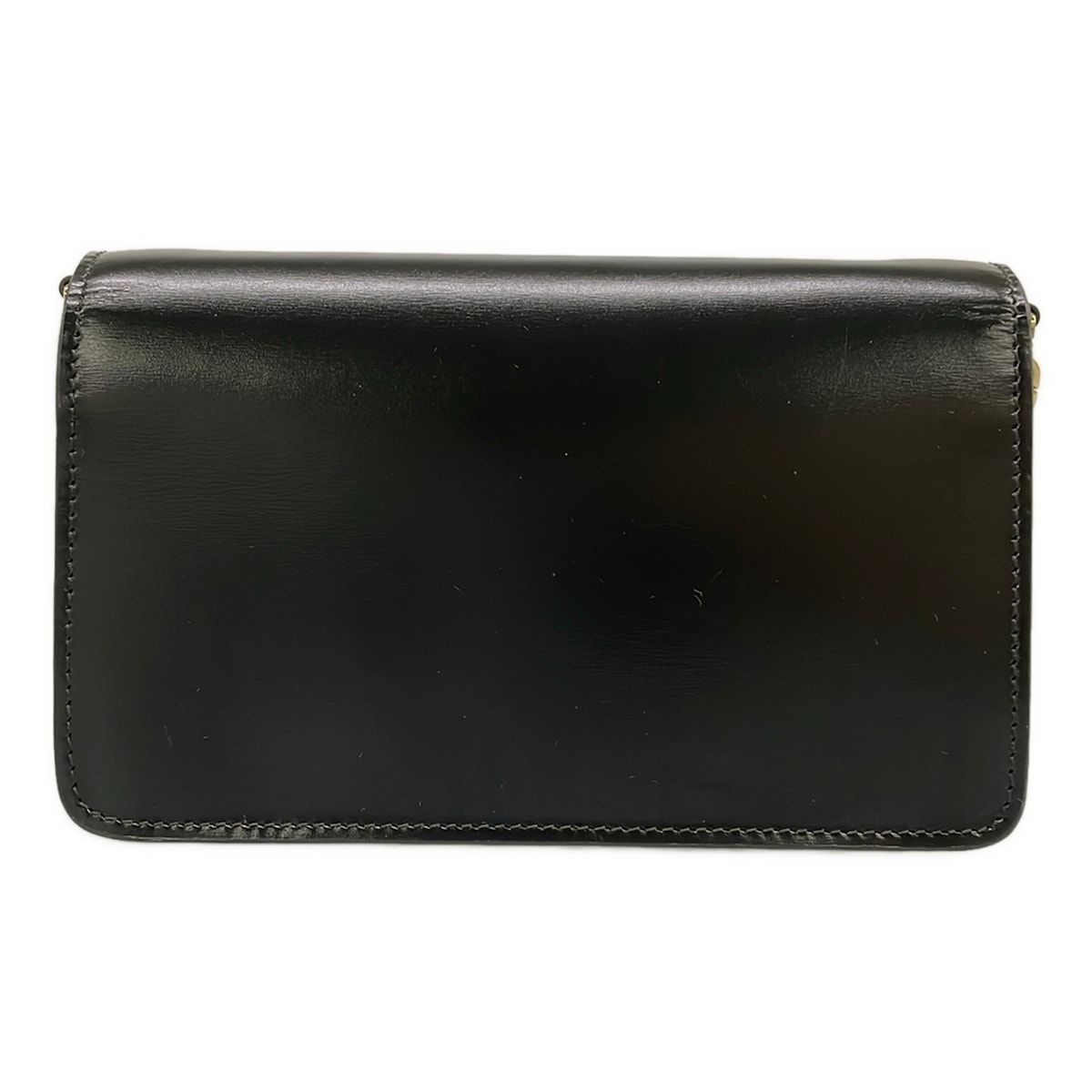 Prada Wallet Black Chain Leather — view 2