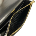 Prada Wallet Black Chain Leather — view 4