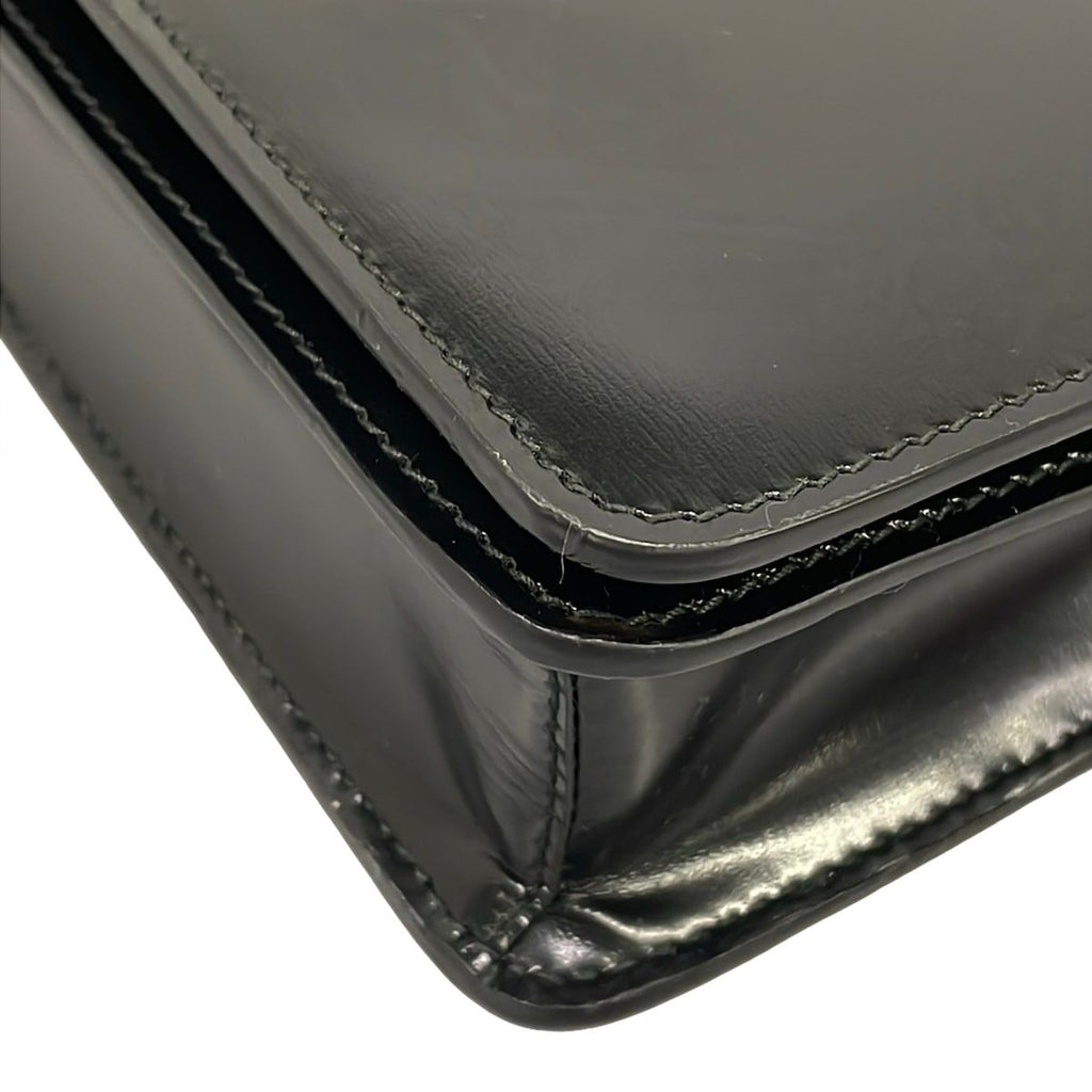 Prada Wallet Black Chain Leather — view 7