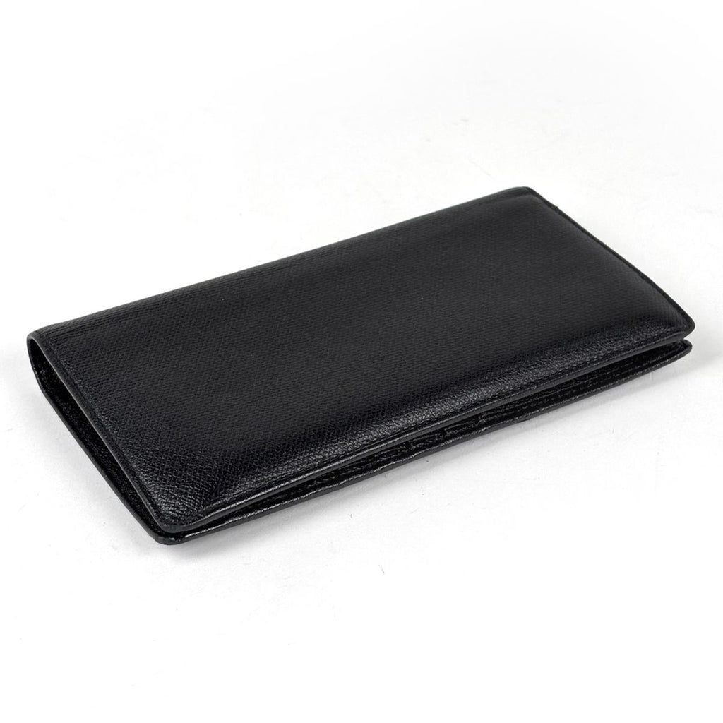 Chanel Coco Button Bifold Wallet Leather Black — view 2