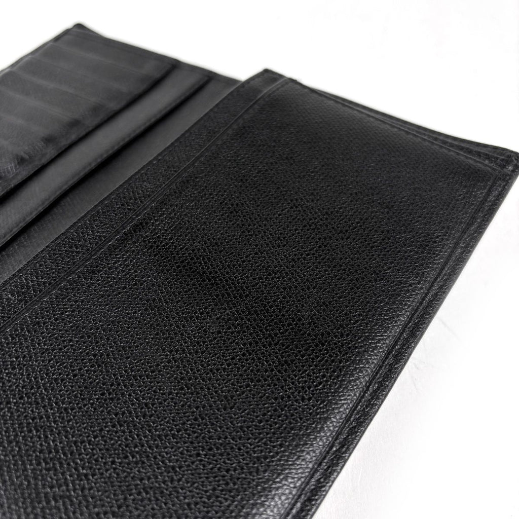 Chanel Coco Button Bifold Wallet Leather Black — view 5