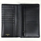 Chanel Coco Button Bifold Wallet Leather Black — view 8