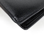 Chanel Coco Button Bifold Wallet Leather Black — view 3