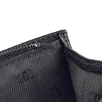 Chanel Coco Button Bifold Wallet Leather Black — view 6