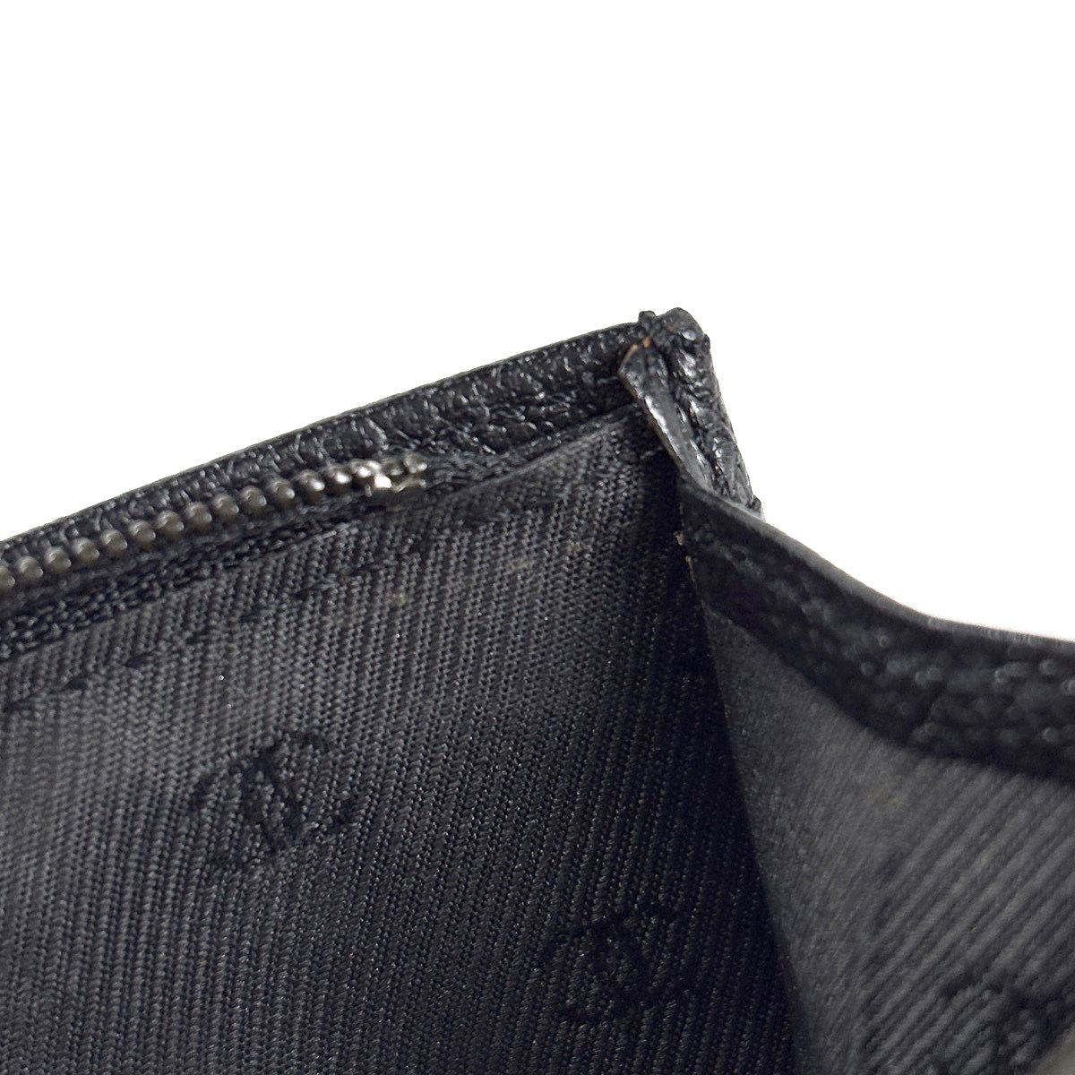 Chanel Coco Button Bifold Wallet Leather Black — view 6