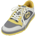 Gucci Interlocking Sneakers Low Cut Shoes Leather Yellow