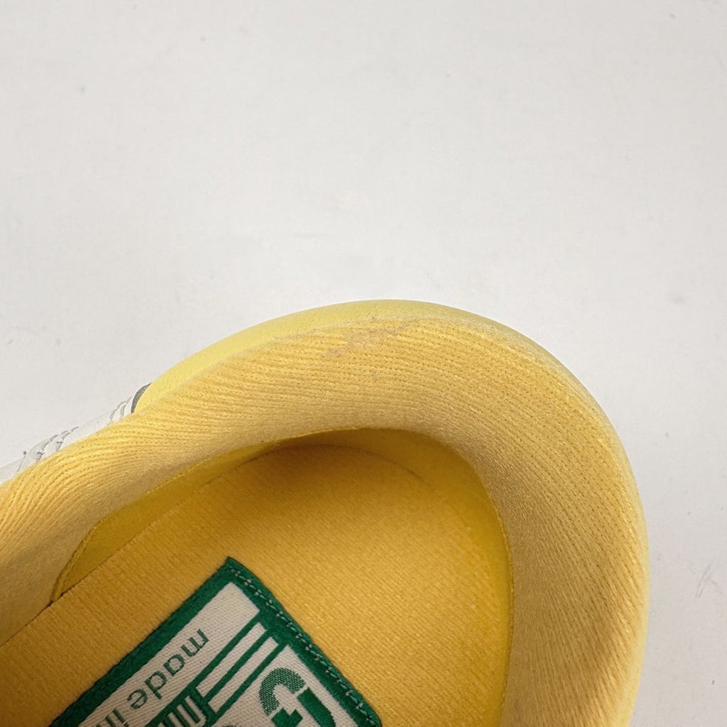 Gucci Interlocking Sneakers Low Cut Shoes Leather Yellow — view 5
