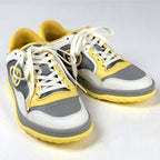 Gucci Interlocking Sneakers Low Cut Shoes Leather Yellow — view 6