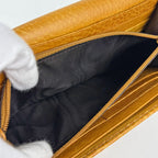 Gucci GG Pattern Bifold Wallet Canvas Yellow Beige — view 6