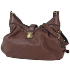 Louis Vuitton XS Perforated Shoulder Bag Monogram Mahina Cognac