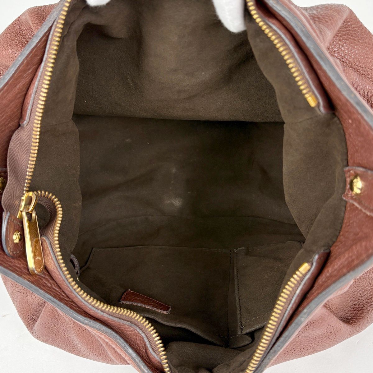 Louis Vuitton XS Perforated Shoulder Bag Monogram Mahina Cognac — view 9