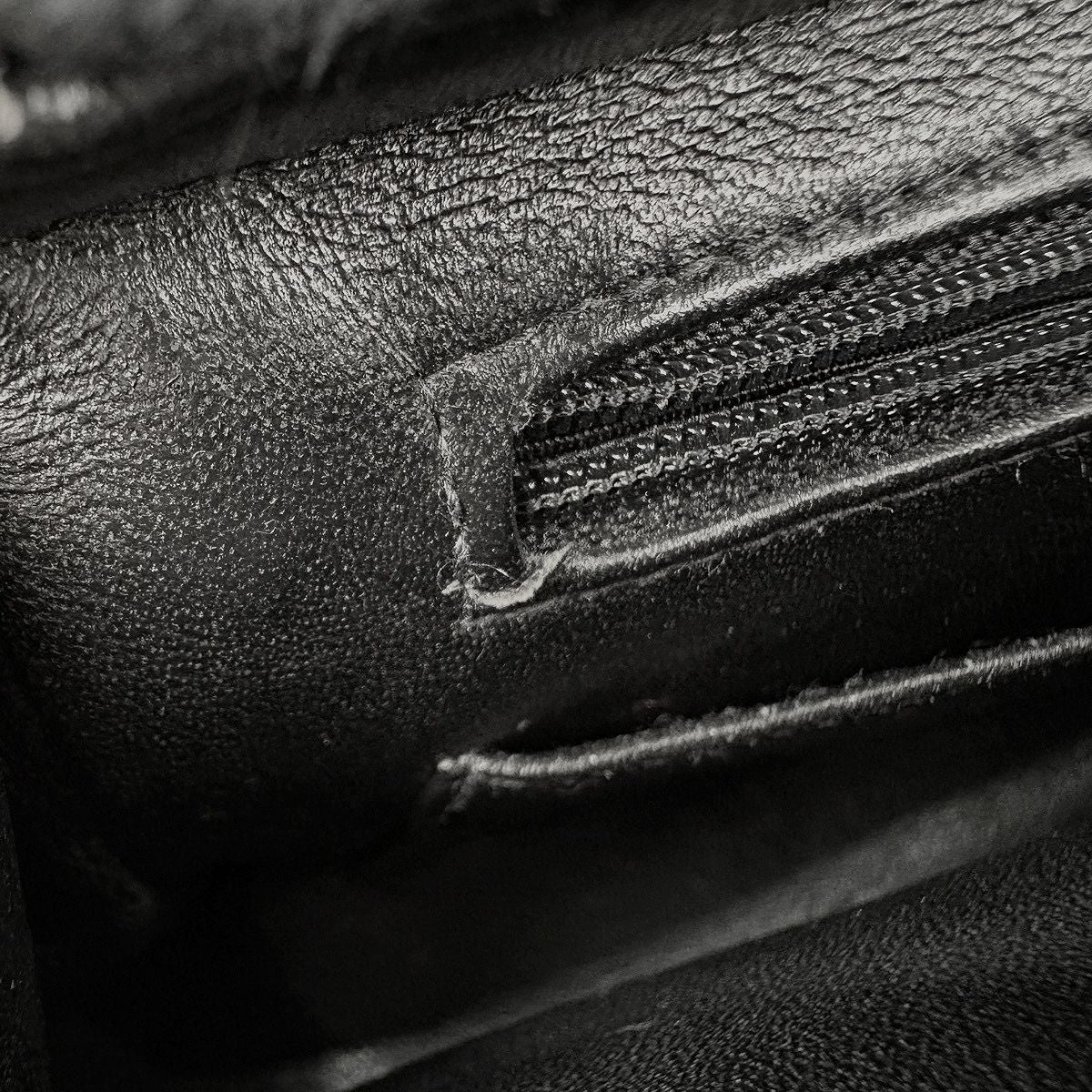 Chanel CC Logo Chain Backpack Quilted Velour Black — view 9