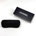Chanel CC Logo Sunglasses Eyewear Rimless Metal Pink Silver — view 7