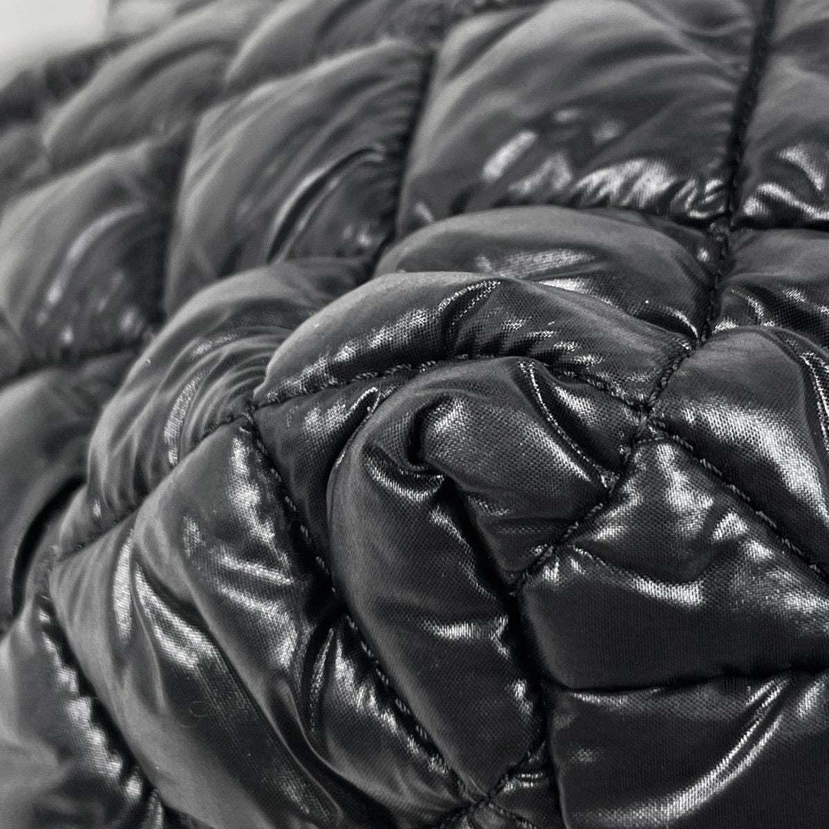 Chanel Coco Small Tote CC Logo Handbag Nylon Black — view 3
