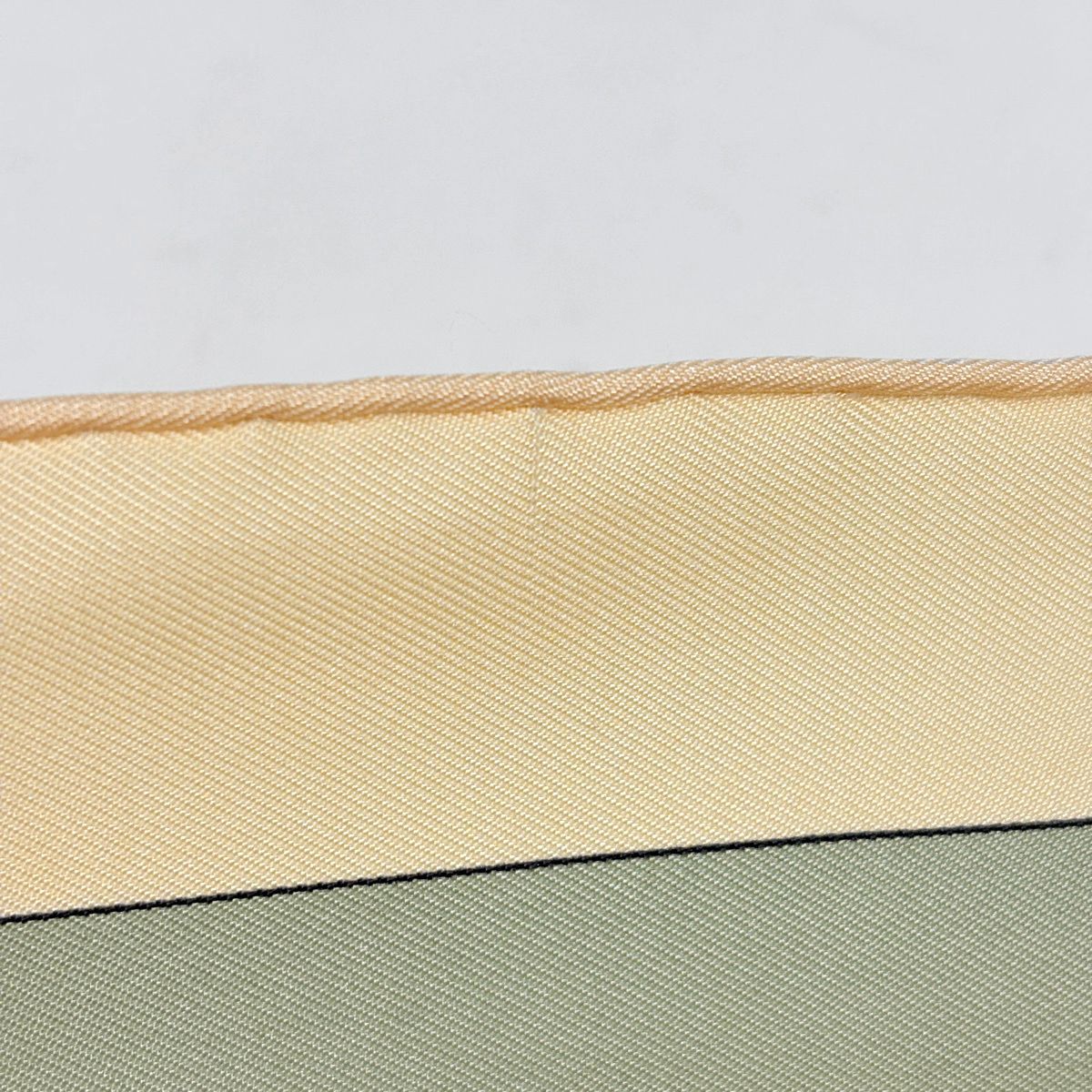 Hermes Carre 90 Crown Pattern Scarf Silk Beige Multicolor — view 4