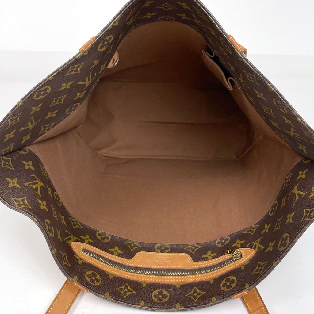 Louis Vuitton Sac Shopping Shoulder Bag Tote Monogram Brown — view 9