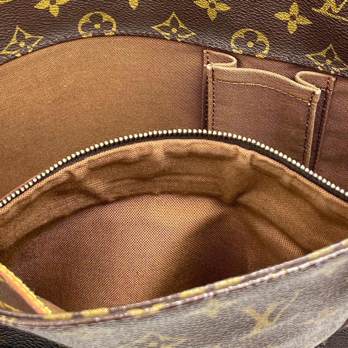 Louis Vuitton Sac Shopping Shoulder Bag Tote Monogram Brown — view 7