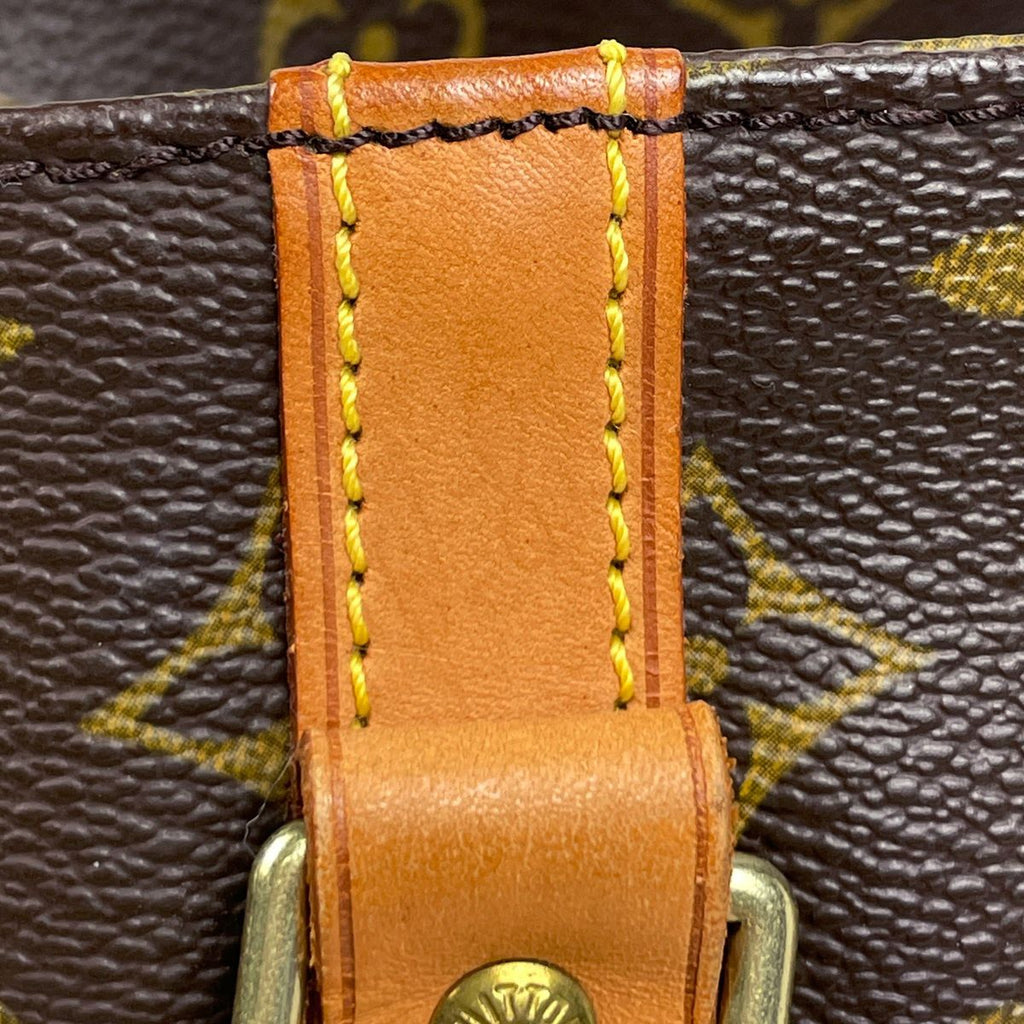 Louis Vuitton Sac Shopping Shoulder Bag Tote Monogram Brown — view 4