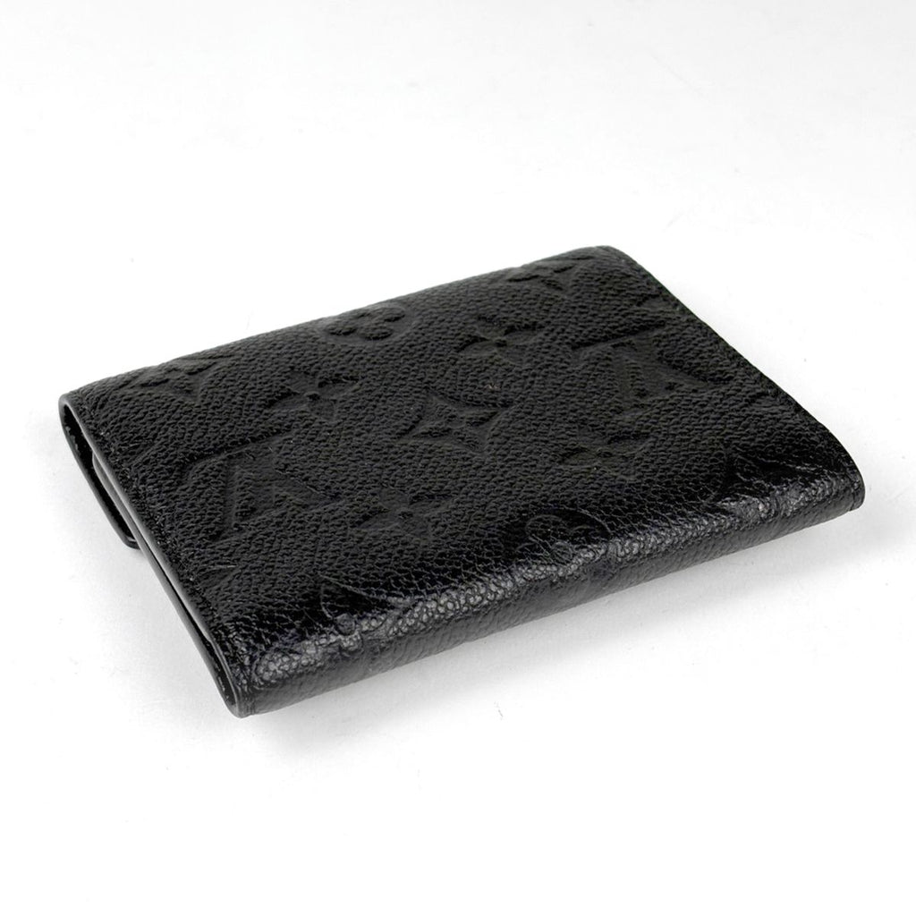 Louis Vuitton Portefeuille Victorine Trifold Wallet Monogram Empreinte Noir — view 2