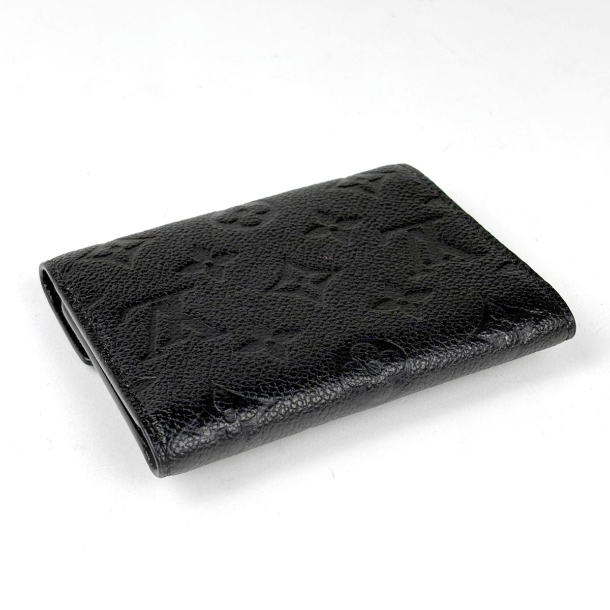 Louis Vuitton Portefeuille Victorine Trifold Wallet Monogram Empreinte Noir — view 2