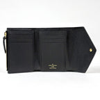 Louis Vuitton Portefeuille Victorine Trifold Wallet Monogram Empreinte Noir — view 6