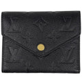 Louis Vuitton Portefeuille Victorine Trifold Wallet Monogram Empreinte Noir