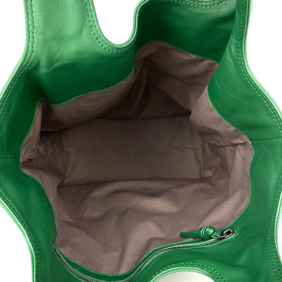 Bottega Veneta Intrecciato Handbag Leather Green — view 9
