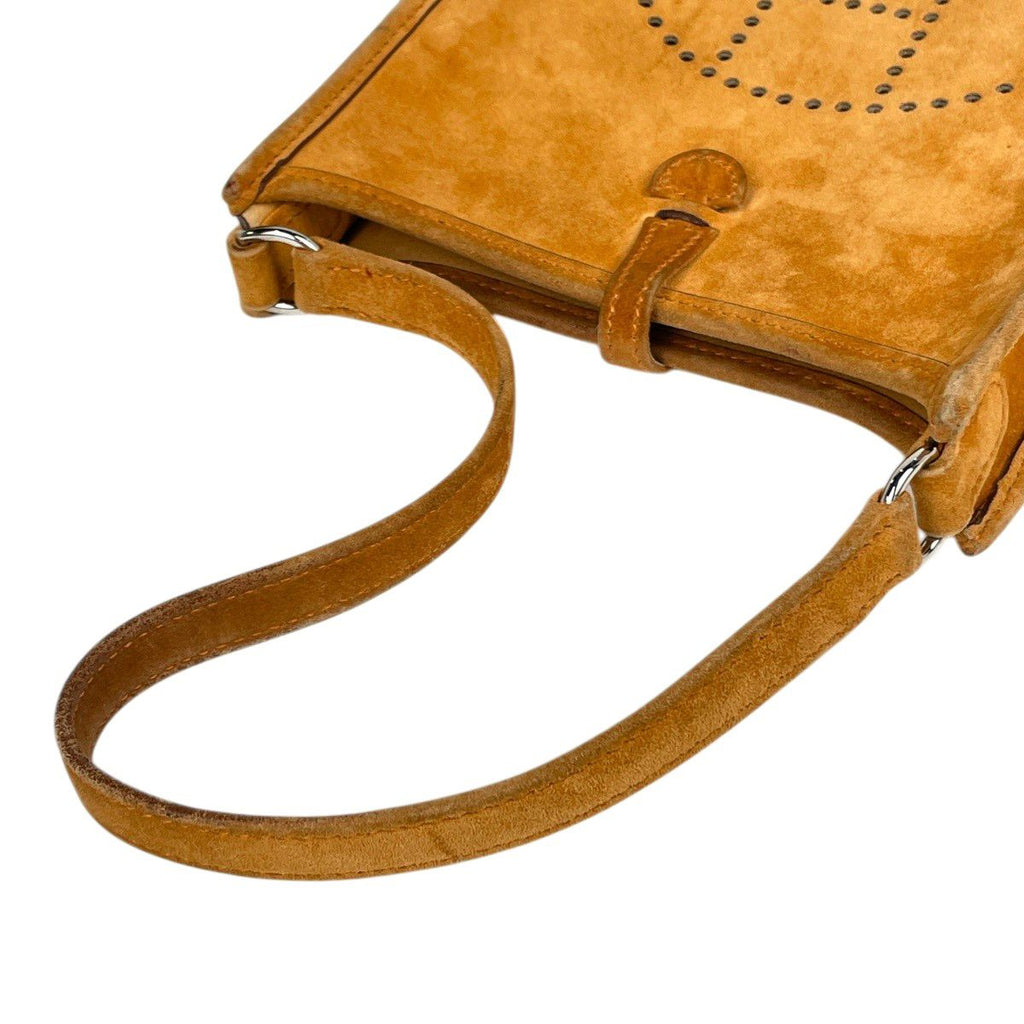 Hermes Evelyne TPM Shoulder Bag Dobris Vovelor Brown — view 9