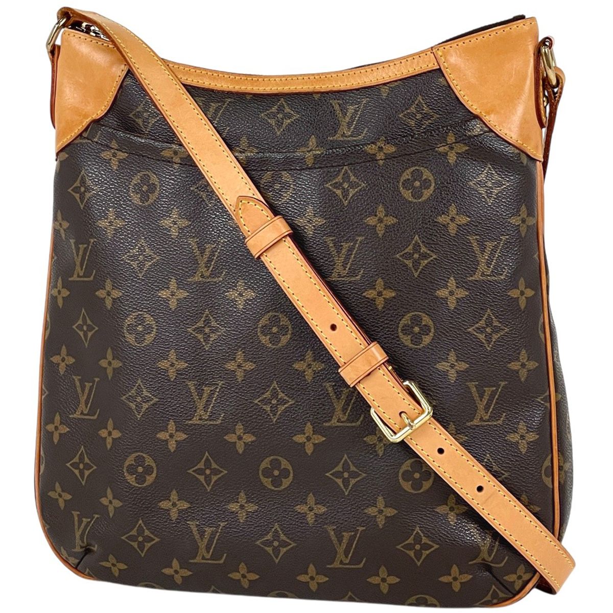 Louis Vuitton Odeon Shoulder Bag Monogram Brown