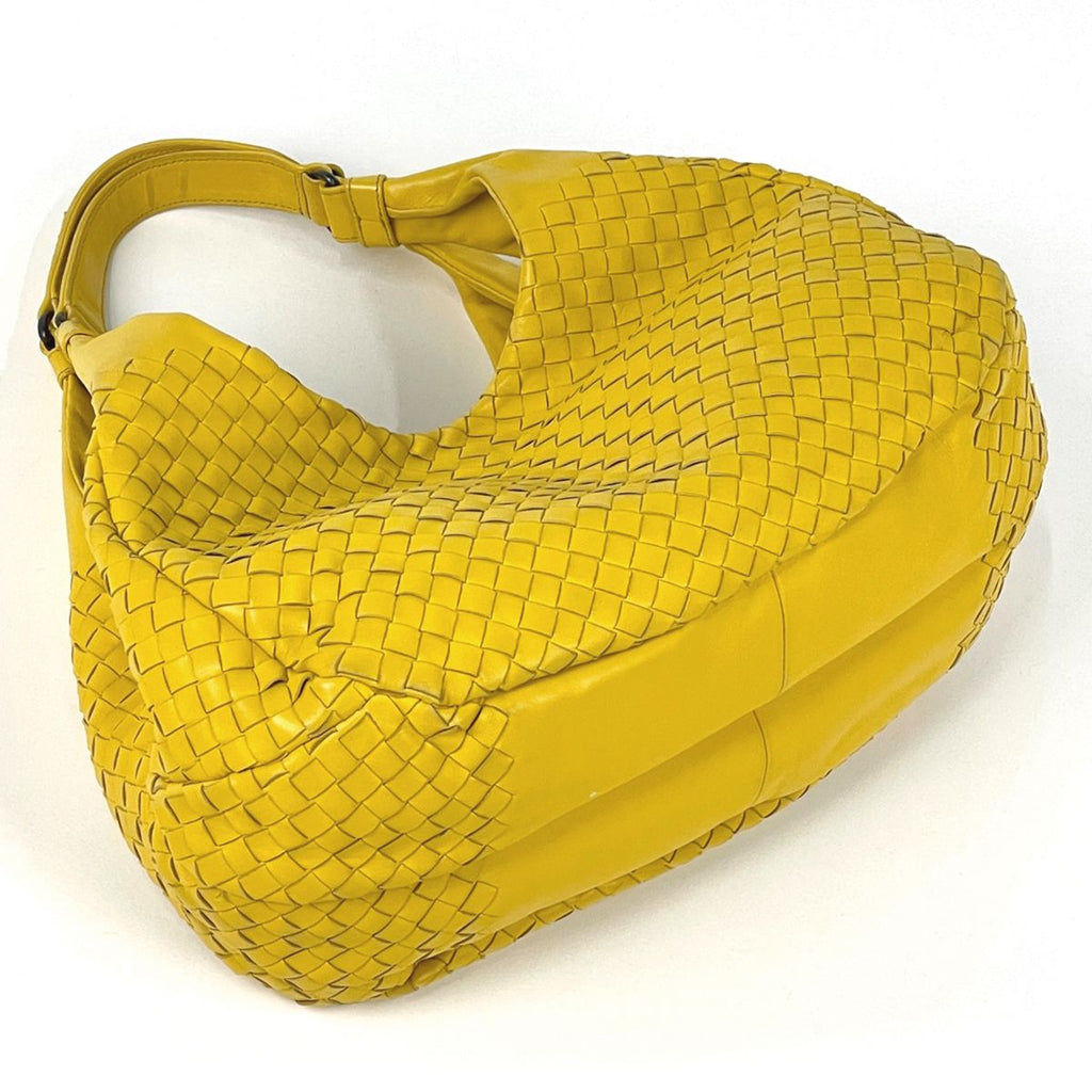Bottega Veneta Intrecciato Handbag Leather Yellow — view 2