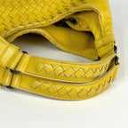 Bottega Veneta Intrecciato Handbag Leather Yellow — view 9