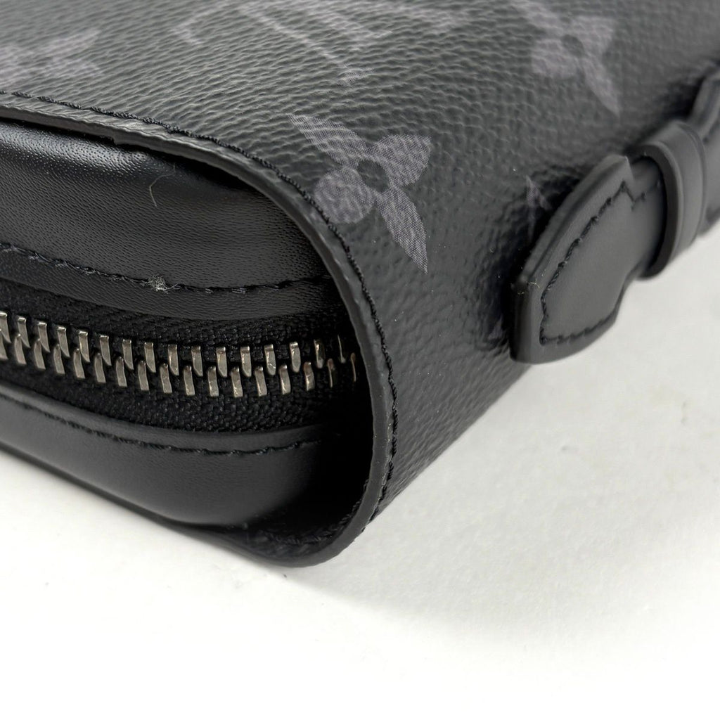 Louis Vuitton Zippy XL Zip Around Wallet Monogram Eclipse Noir — view 3