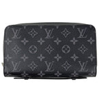 Louis Vuitton Zippy XL Zip Around Wallet Monogram Eclipse Noir
