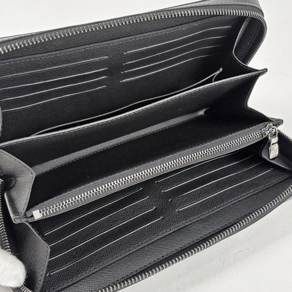 Louis Vuitton Zippy XL Zip Around Wallet Monogram Eclipse Noir — view 5