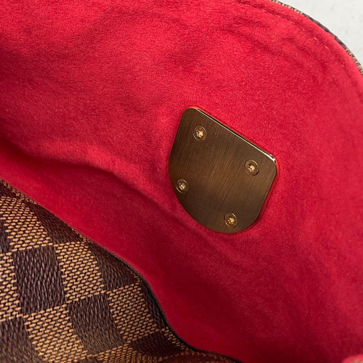 Louis Vuitton Ravello GM Shoulder Bag Damier Brown — view 9