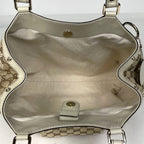Gucci GG Pattern Ski Handbag Canvas Beige — view 7