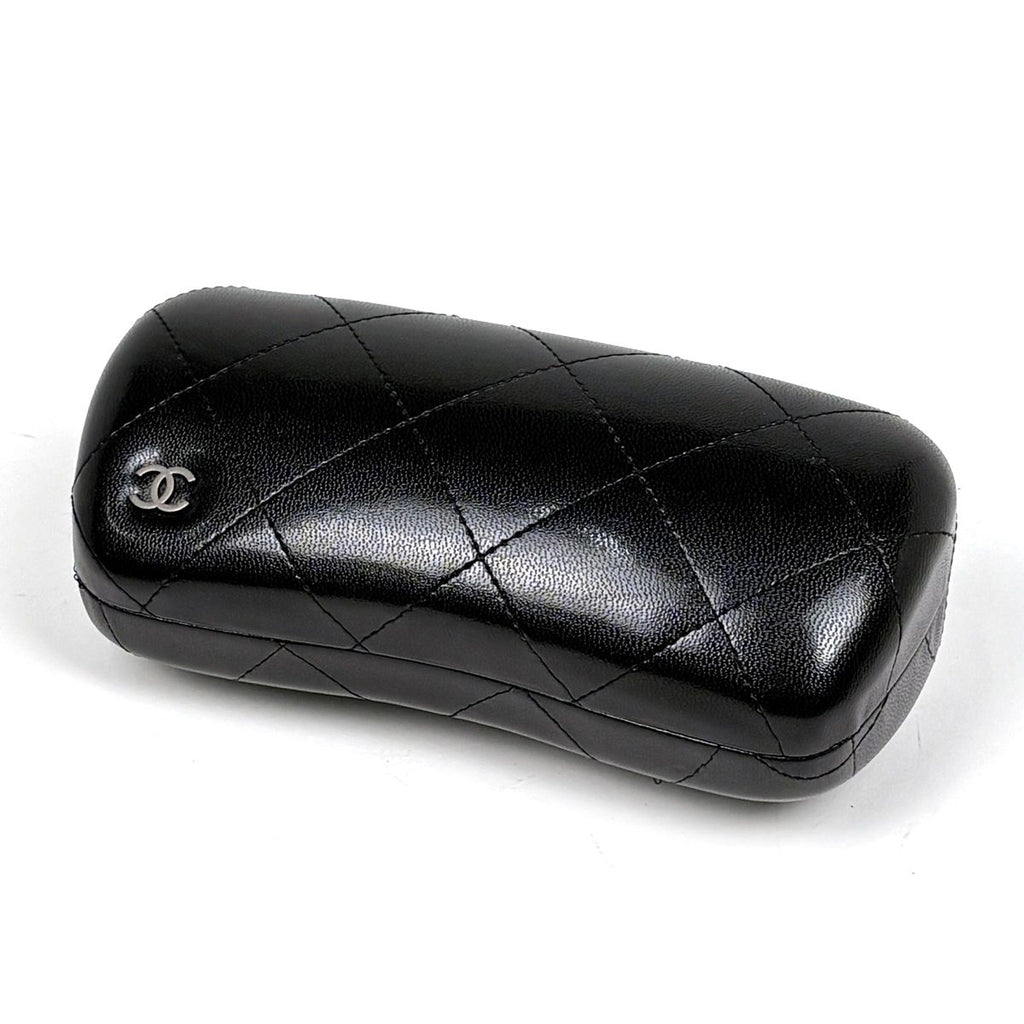Chanel CC Logo Sunglasses Eyewear Acetate Black — view 6