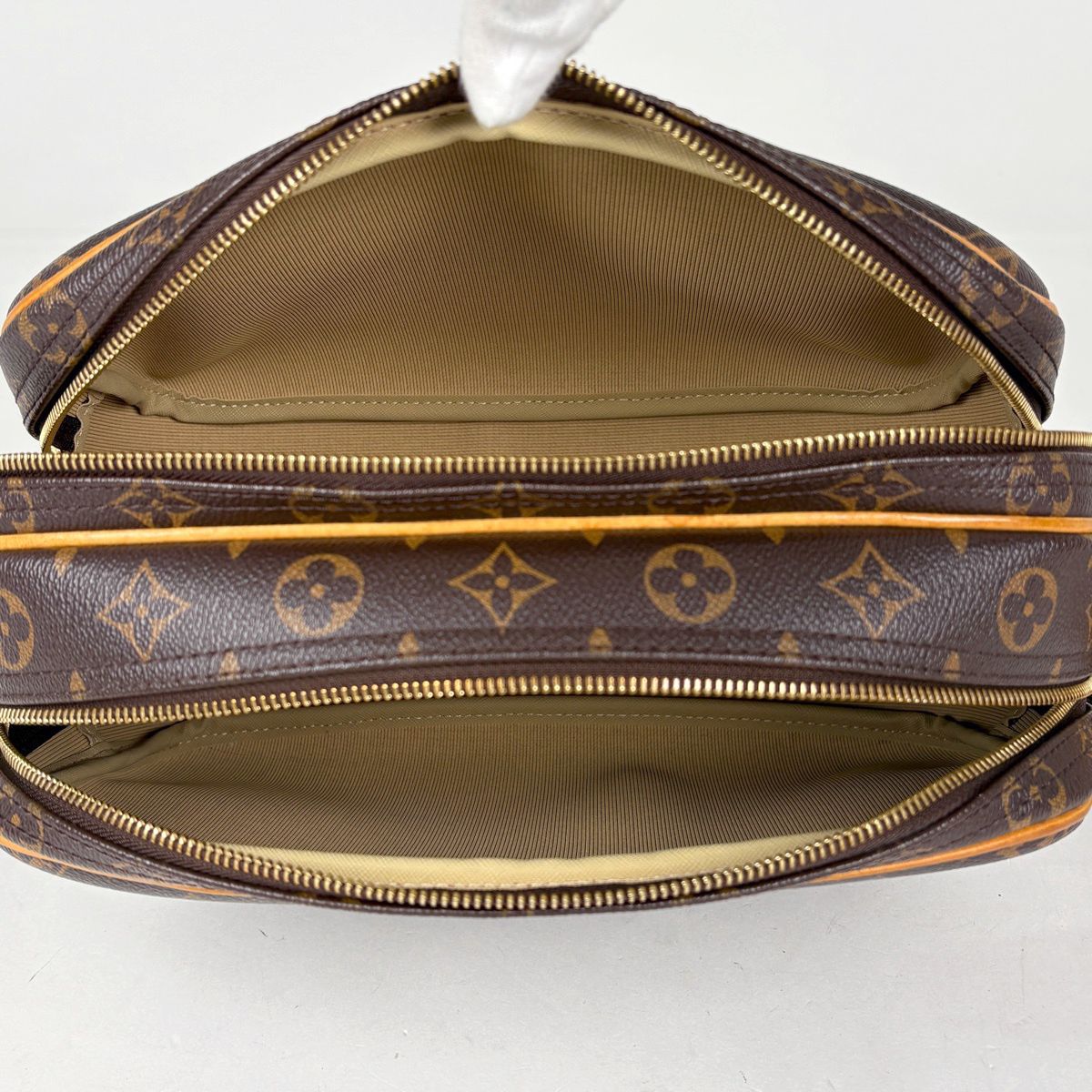 Louis Vuitton Reporter PM Crossbody Shoulder Bag Monogram Brown — view 7