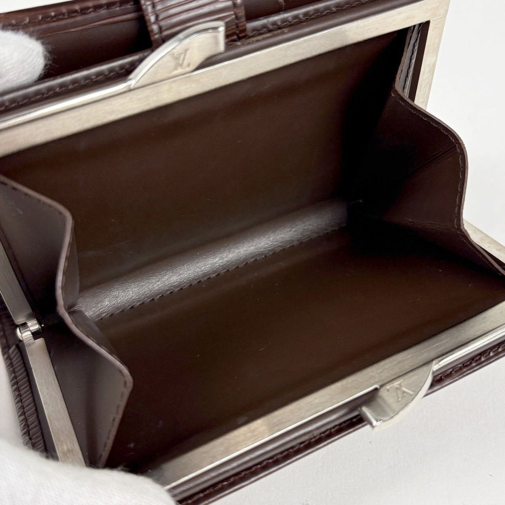 Louis Vuitton Epi Portefeuille Viennois Bifold Wallet Epi Brown — view 6