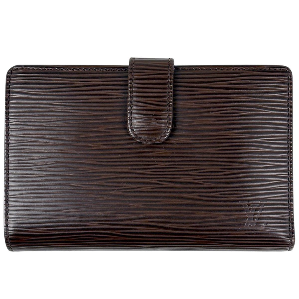 Louis Vuitton Epi Portefeuille Viennois Bifold Wallet Epi Brown